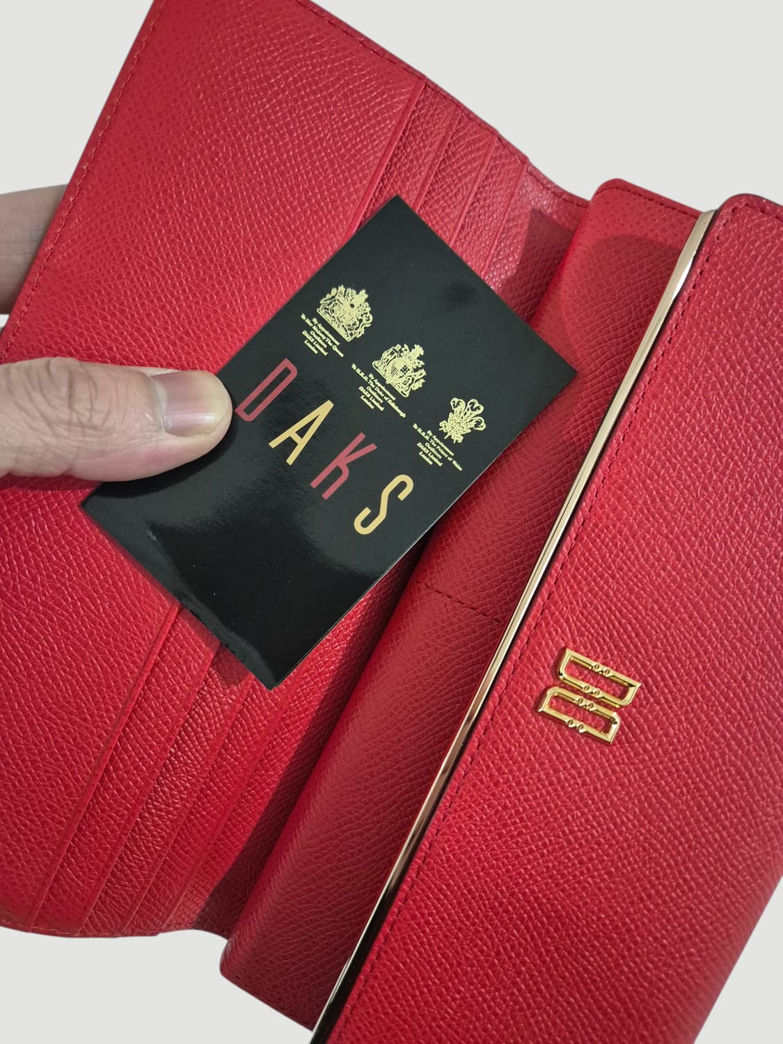 새상품 닥스 여자 소가죽지갑 상품이미지3