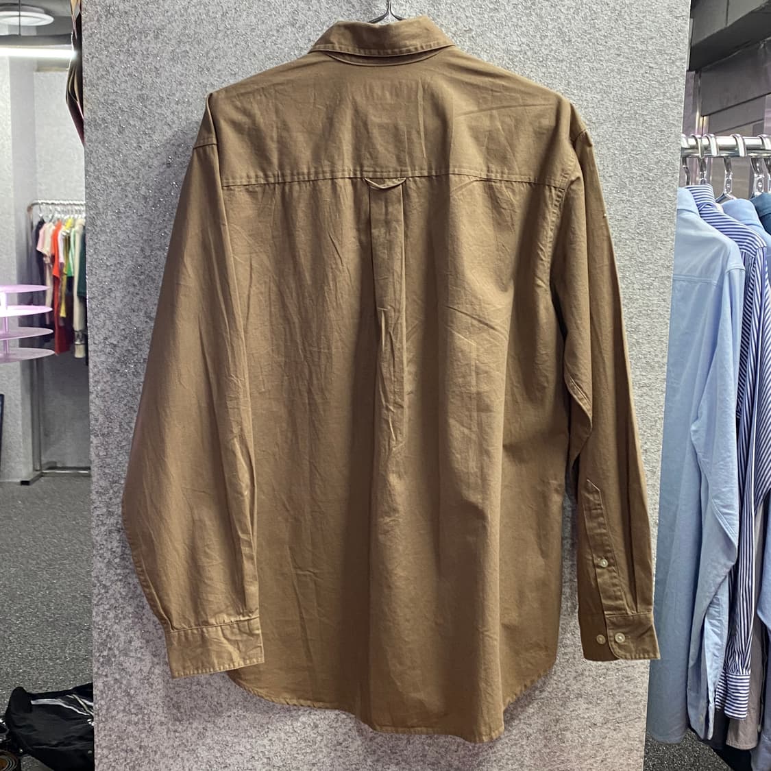 폴로 랄프로렌 클래식핏 브라운 셔츠 B3676 상품이미지4