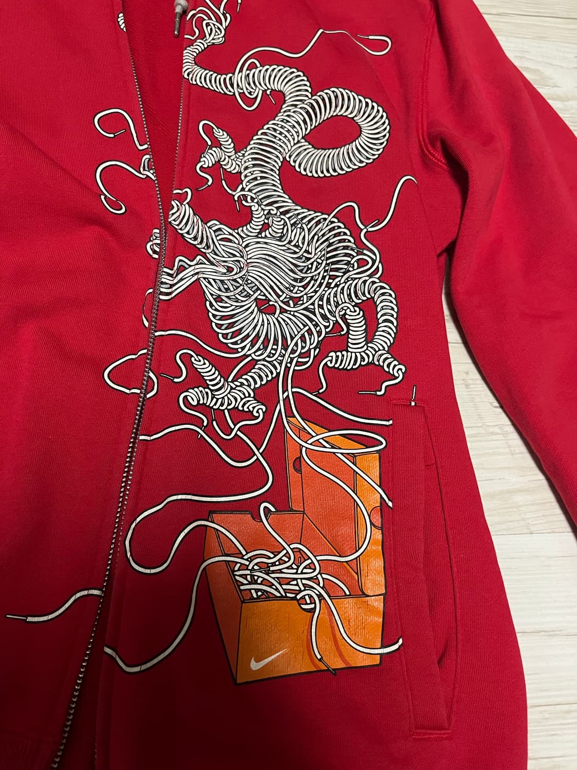 나이키 용 문양 후드 상품이미지3