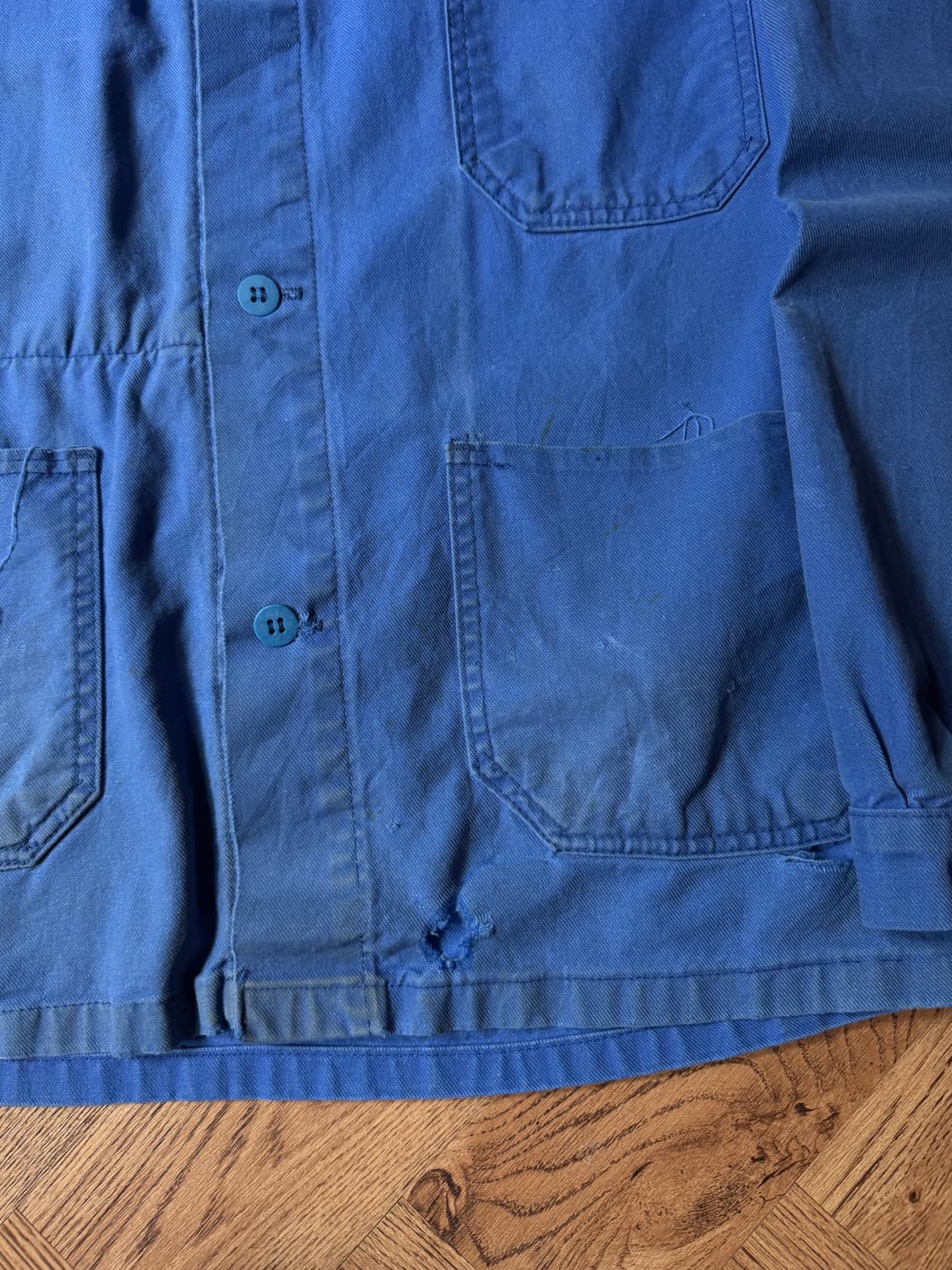 [XL]90's 더티워싱 프렌치 워크자켓 상품이미지4