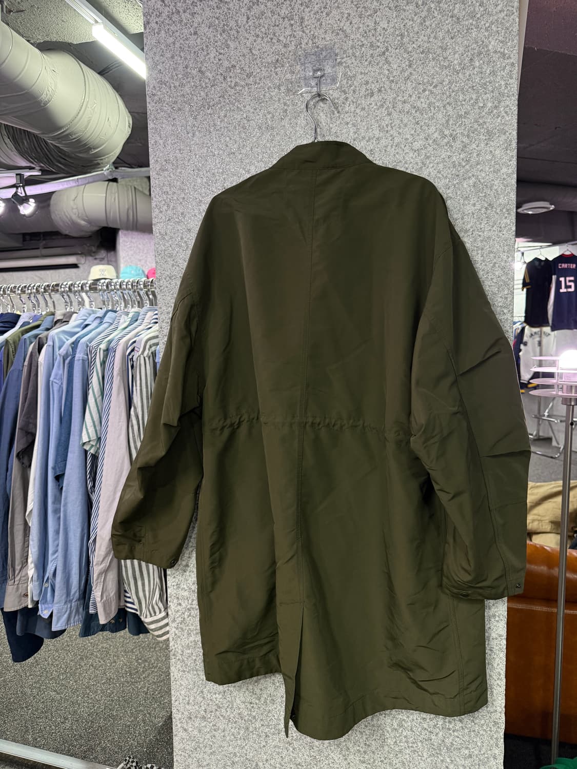 코드그라피 카키 오버핏 필드 자켓 B4369 상품이미지3