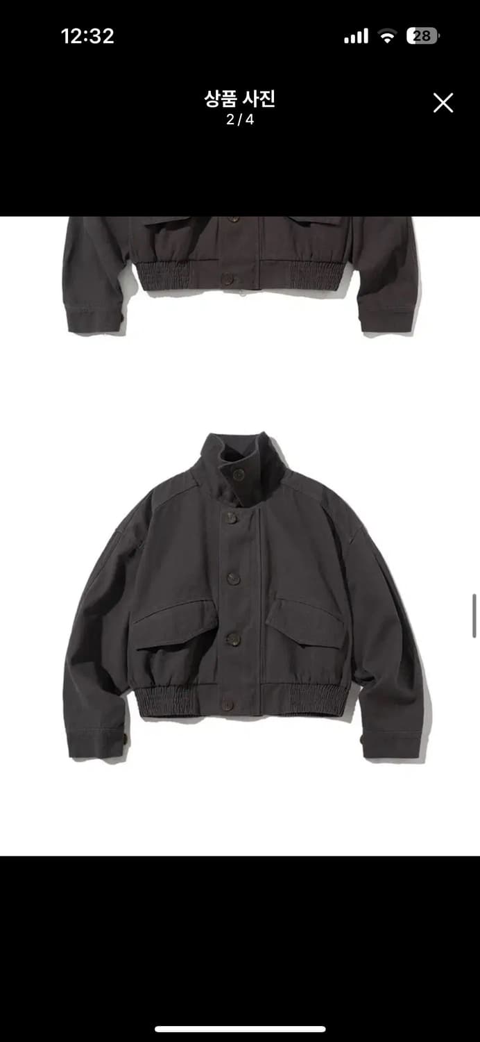 시티즈리즈 코튼 포켓 자켓 점퍼-네이비s 상품이미지2