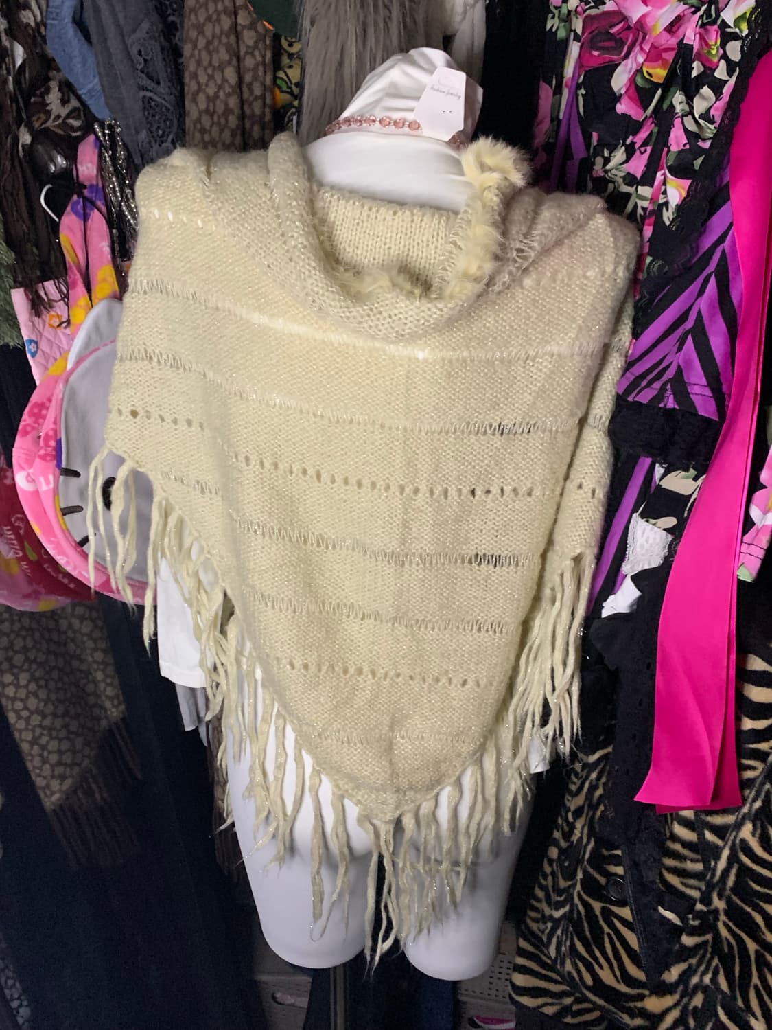 나나 하치st 갸루 퍼 니트 숄 상품이미지4