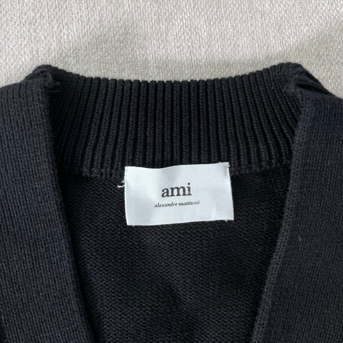 100 아미 하트 빅로고 가디건 상품이미지3