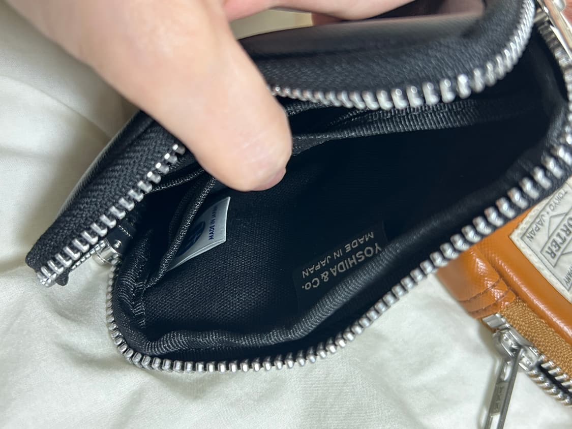 새상품/포터 코인케이스 블랙 상품이미지3