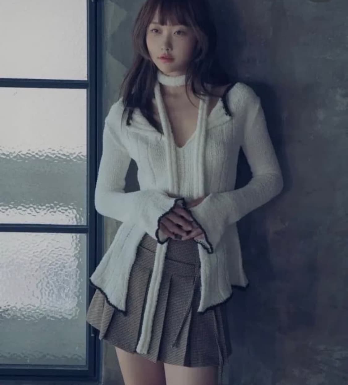 뉴얼린 래빗 니트 아이보리 상품이미지2
