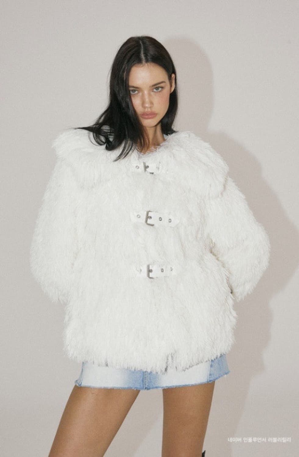 쓰리타임즈 티아나 퍼 자켓 상품이미지1