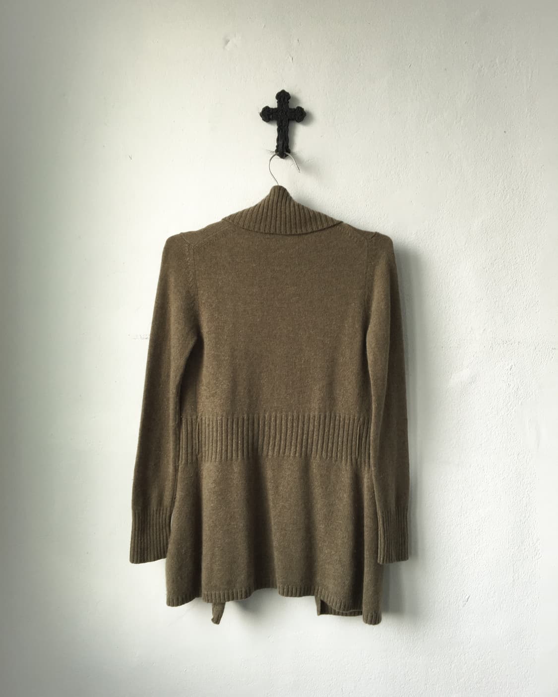 Collar point knit open cardigan 상품이미지2