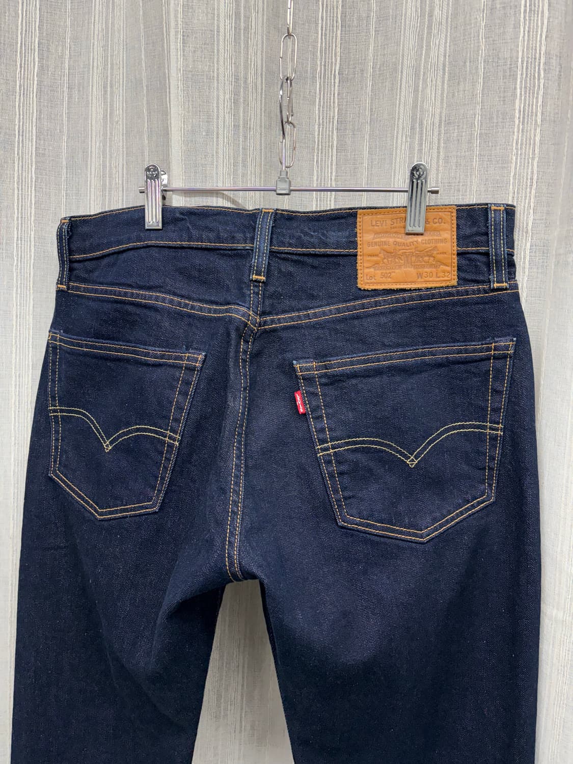 빈티지 리바이스 프리미엄 502 진청 데님 팬츠 상품이미지5