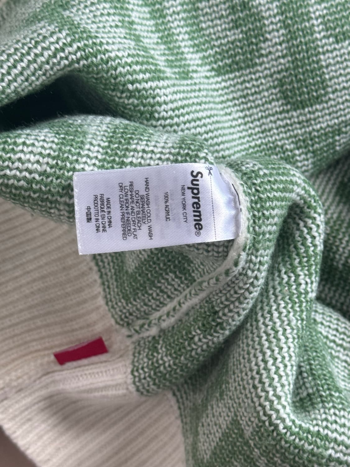 슈프림 니트 Supreme Fuck Sweater White - 22SS 상품이미지5