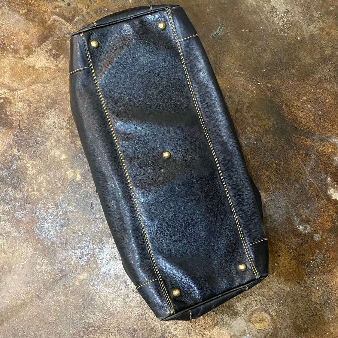 80s 꼼데가르송 가죽 보스턴 백 상품이미지6