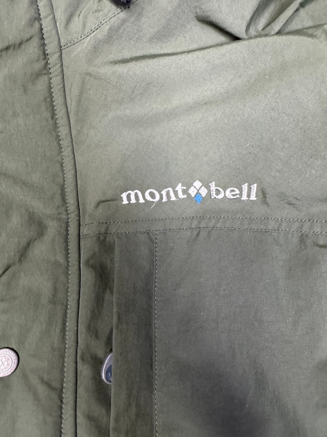 몽벨 MONTBELL 로건 헤비다운 패딩 다크그린 M 상품이미지3