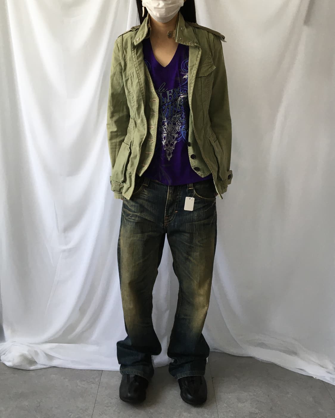 Layered point high neck jacket 상품이미지9