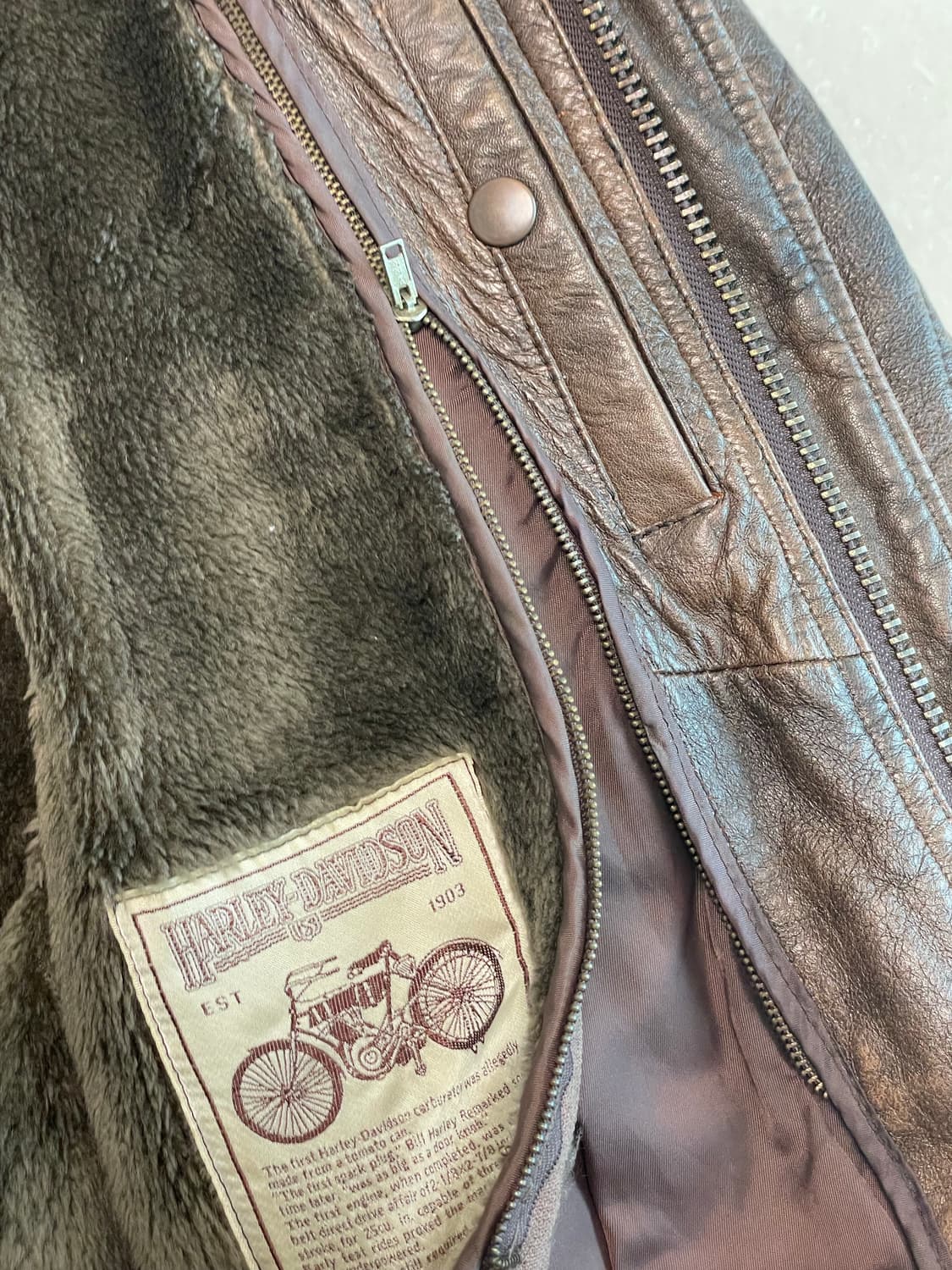(38) 할리 데이비슨 클래식 레더 자켓 상품이미지8