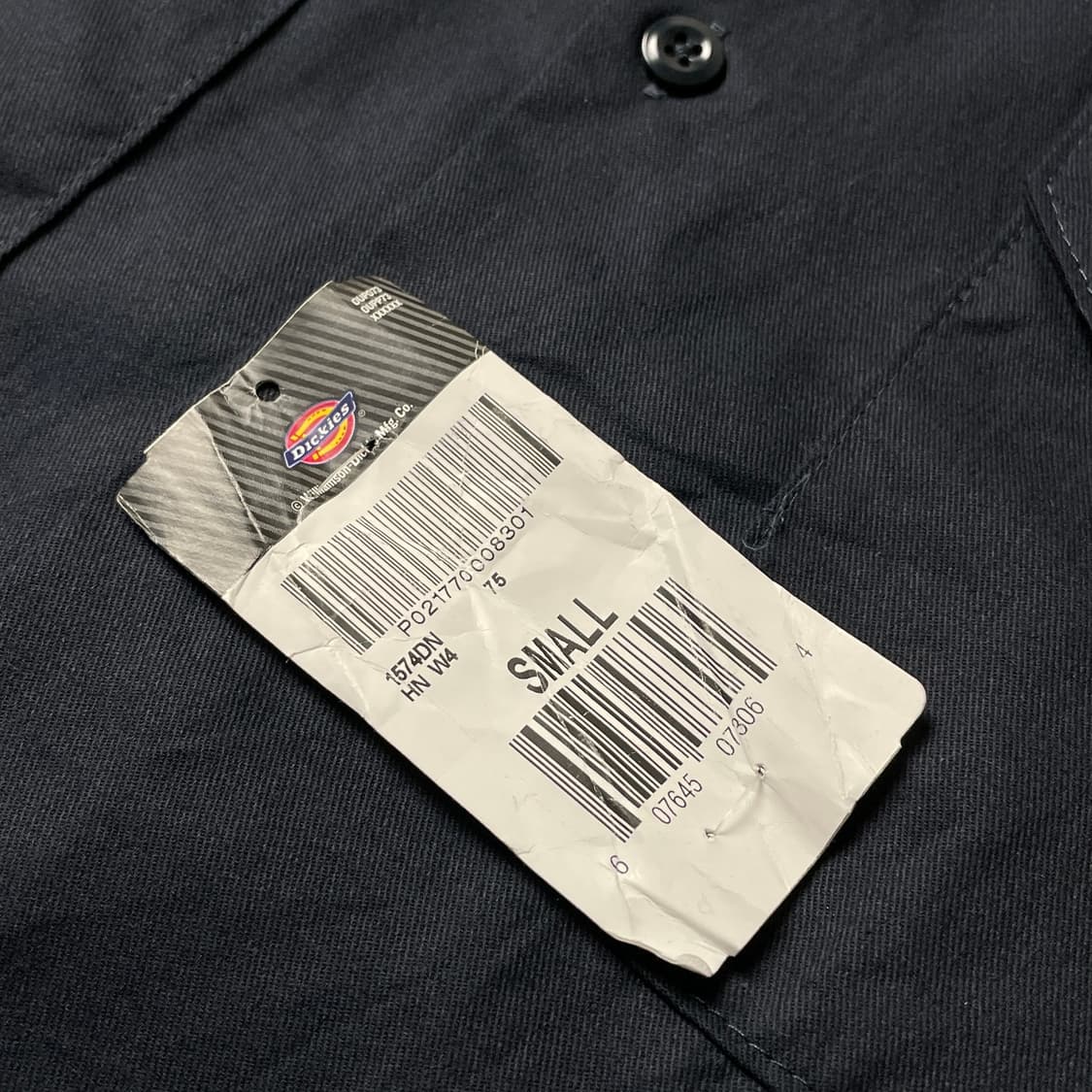 DICKIES 디키즈 데드스탁 네이비 패치 반팔 워크셔츠 A00978 상품이미지5