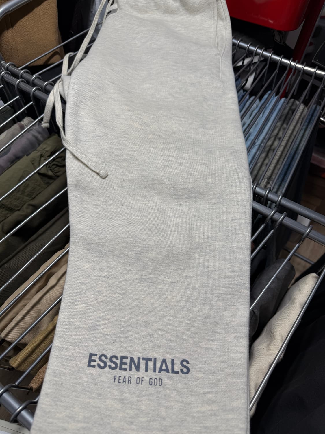 에센셜 스웨트팬츠 오트밀/오트밀 헤더/라이트 헤더 오트밀 2020 M 상품이미지1