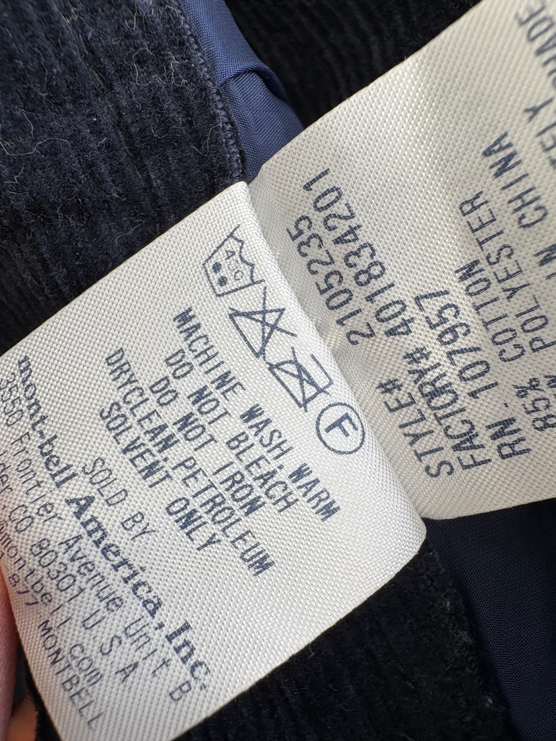 MONTBELL 스커트 상품이미지8