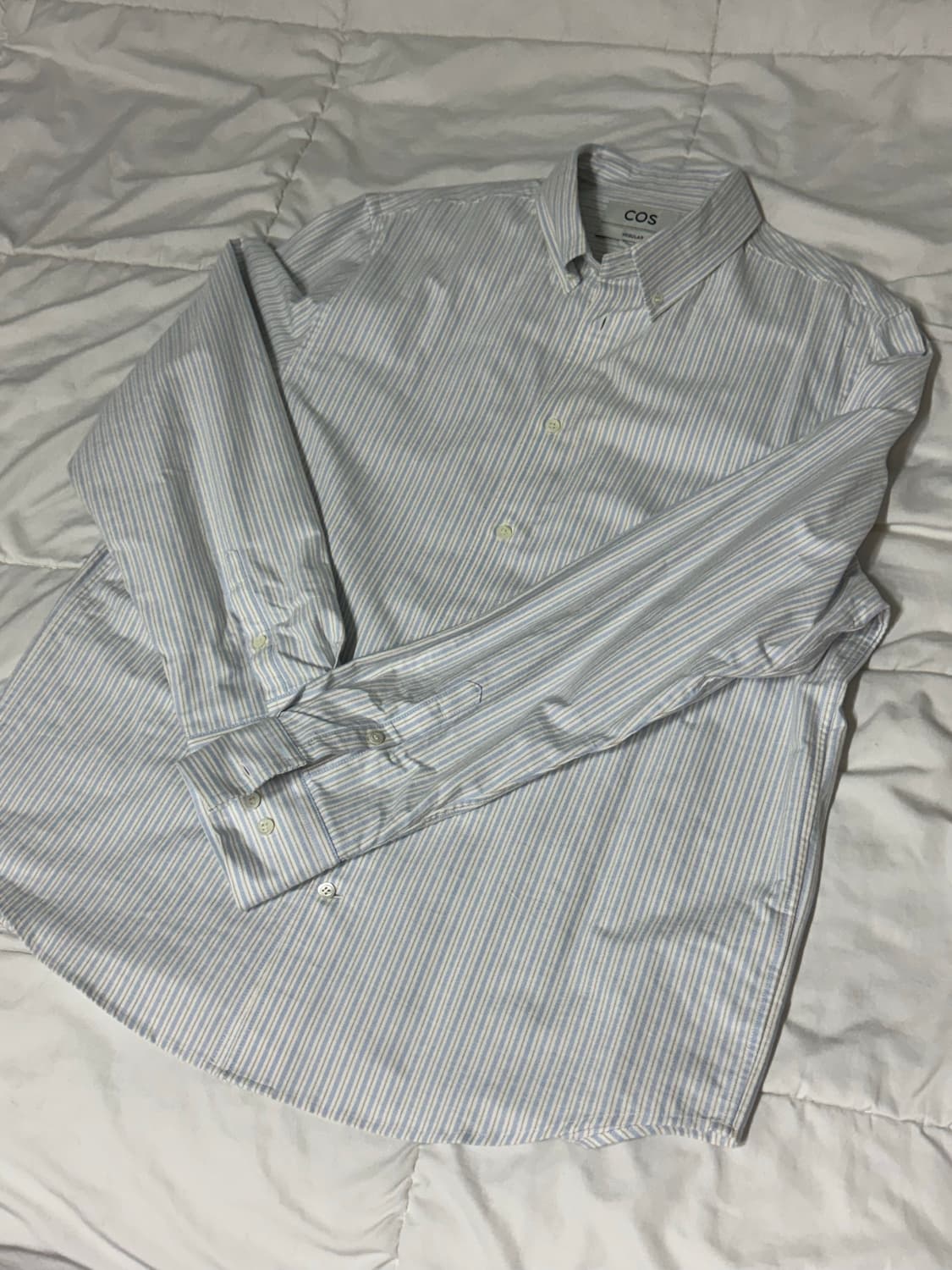 COS 스트라이프 코튼 셔츠 [L] 상품이미지1