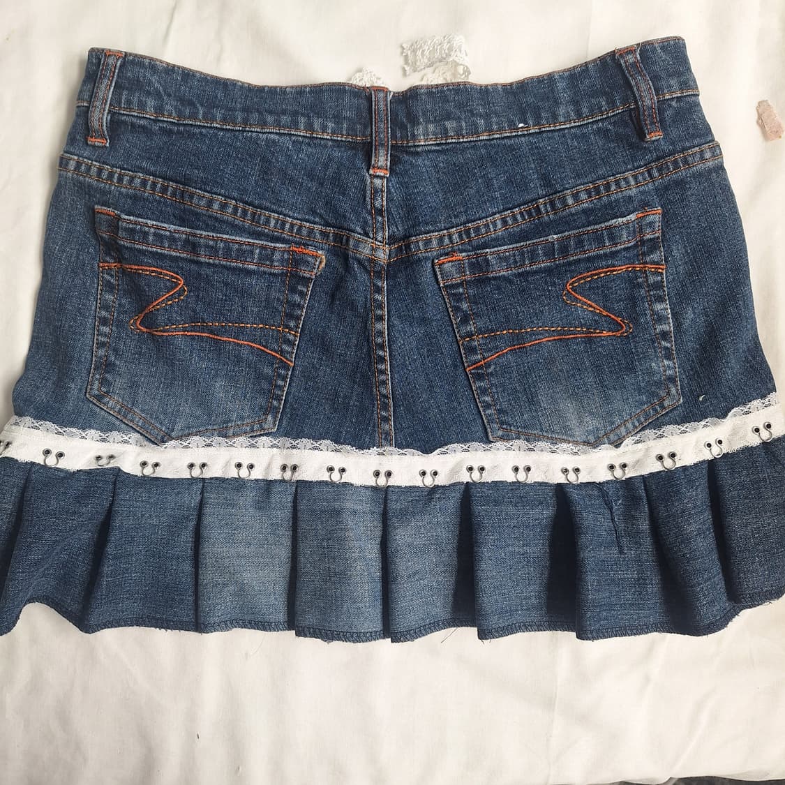 Promise skirt y2k 데님 미니 스커트 상품이미지6