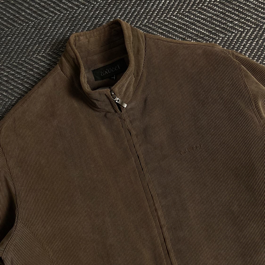 CAUCCI 브라운 코듀로이 해링턴 자켓y 3640 상품이미지1