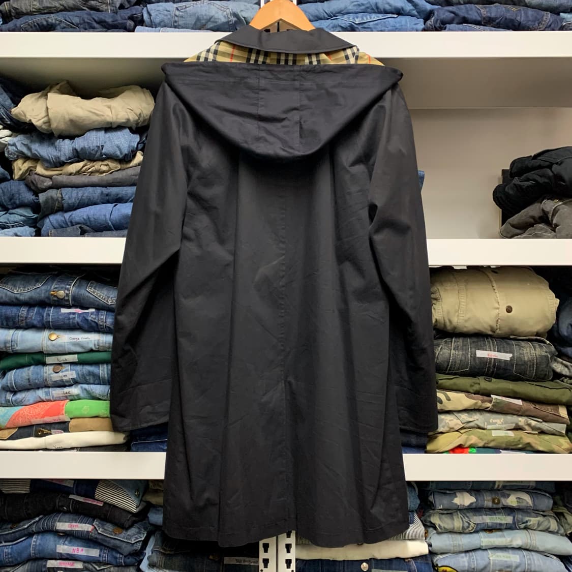 [M] 버버리 래글런 후드 트렌치코트 상품이미지3