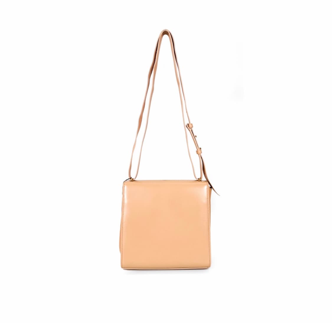 [S] 보테가베네타 더 클립 스퀘어 숄더 박스백 크로스백 스몰 베이지 상품이미지3