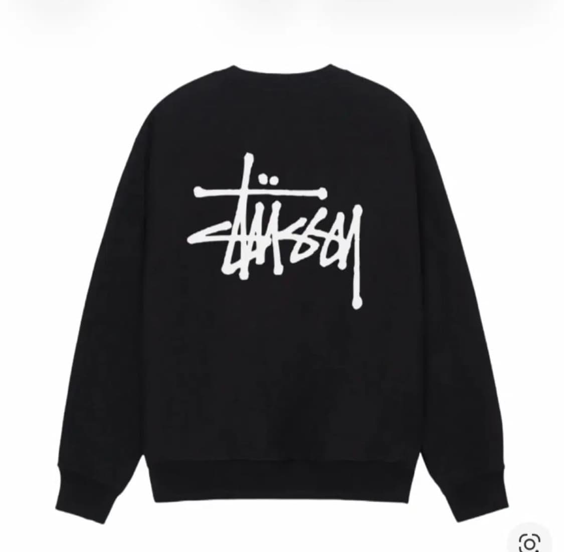 스투시 베이직 크루넥 블랙 상품이미지2