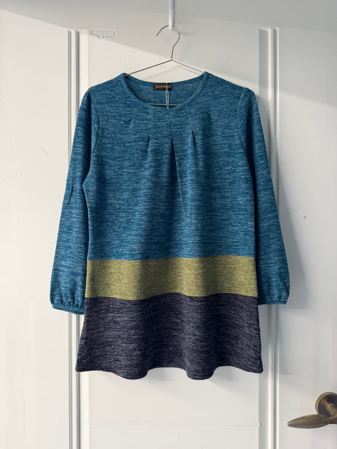 일본빈티지 모리 청록 롱니트 상품이미지3