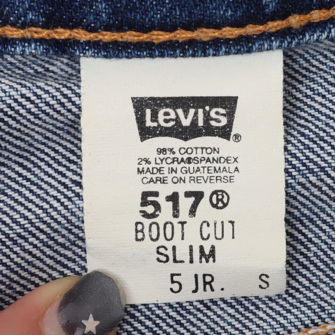 리바이스 517 부츠컷 스트레치 데님팬츠 상품이미지9