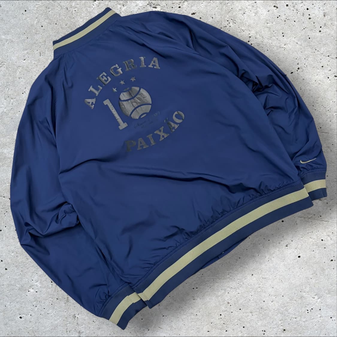 [M] 09s 나이키 네이비 나일론 스타디움 자켓 D709 상품이미지2