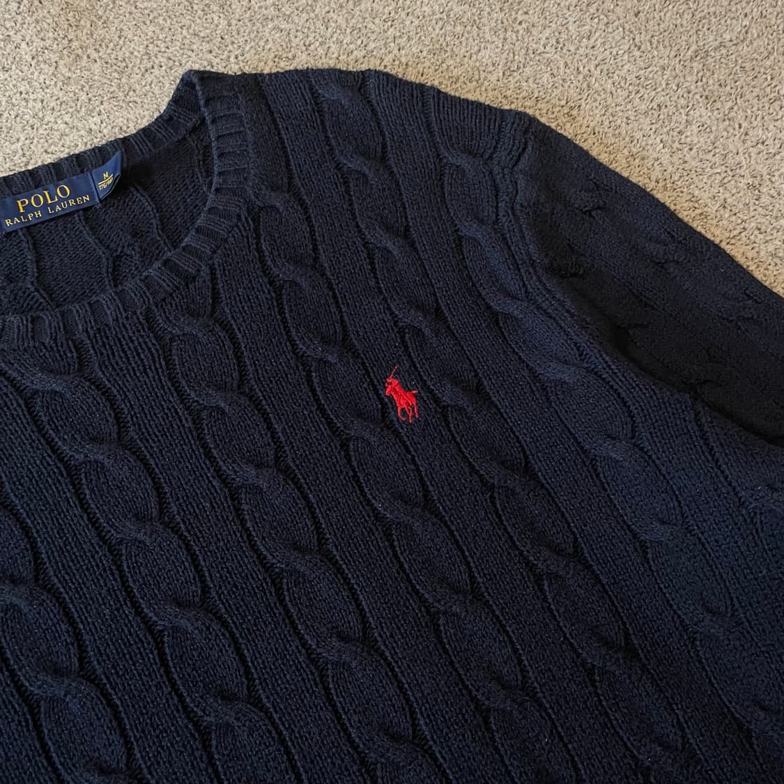 폴로 케이블 니트 상품이미지2