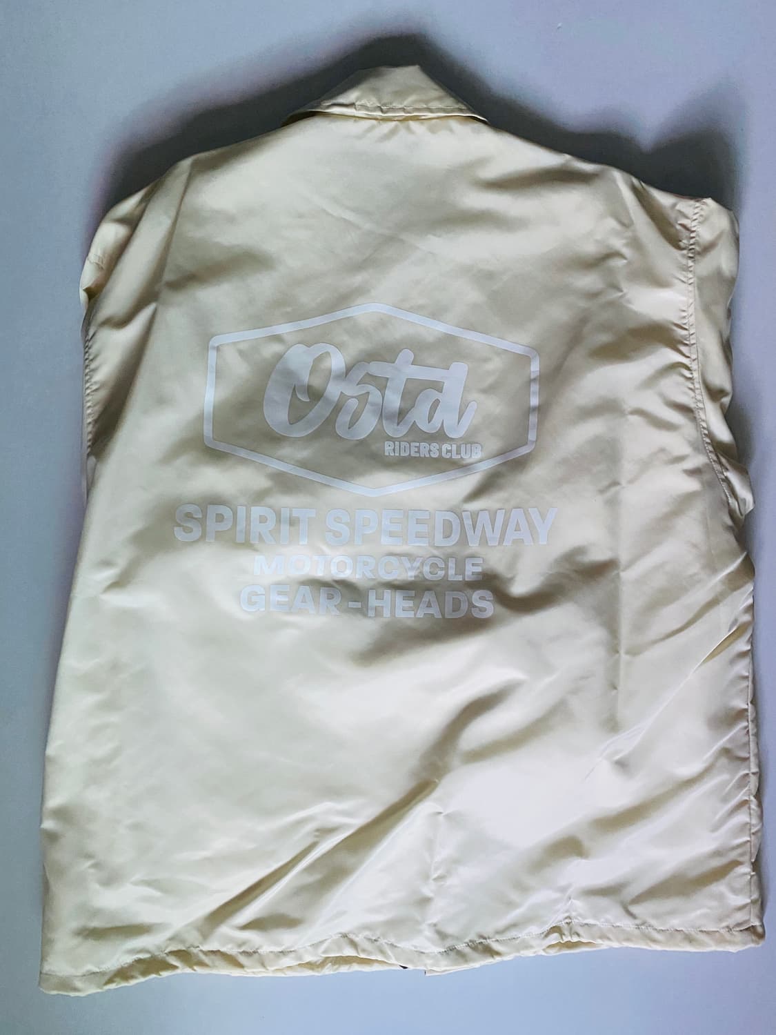 아웃스탠딩 코치자켓 아이보리 상품이미지5