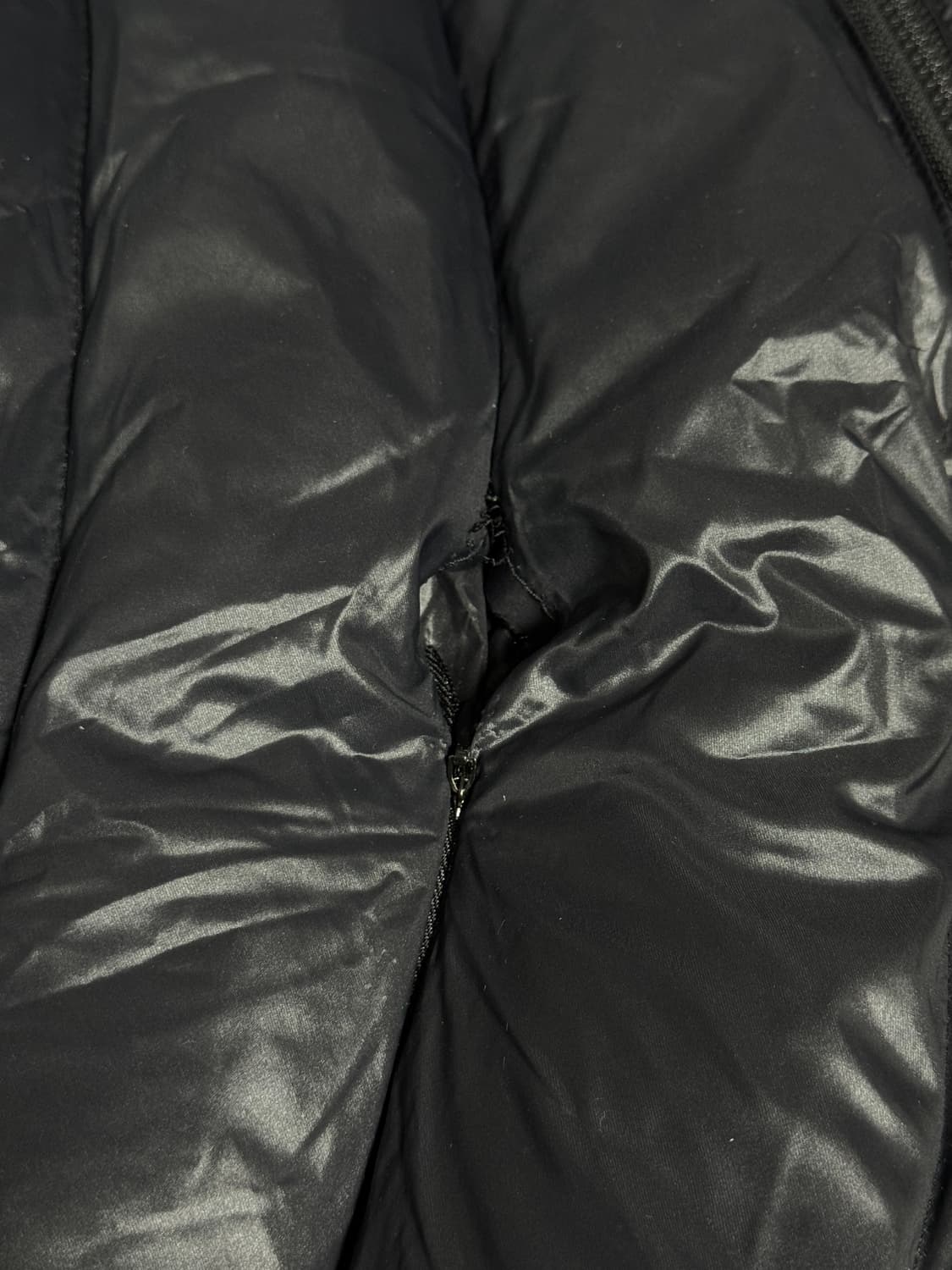 콜드웜 나일론 슬라이드 패딩 베스트 블랙 L size 상품이미지5