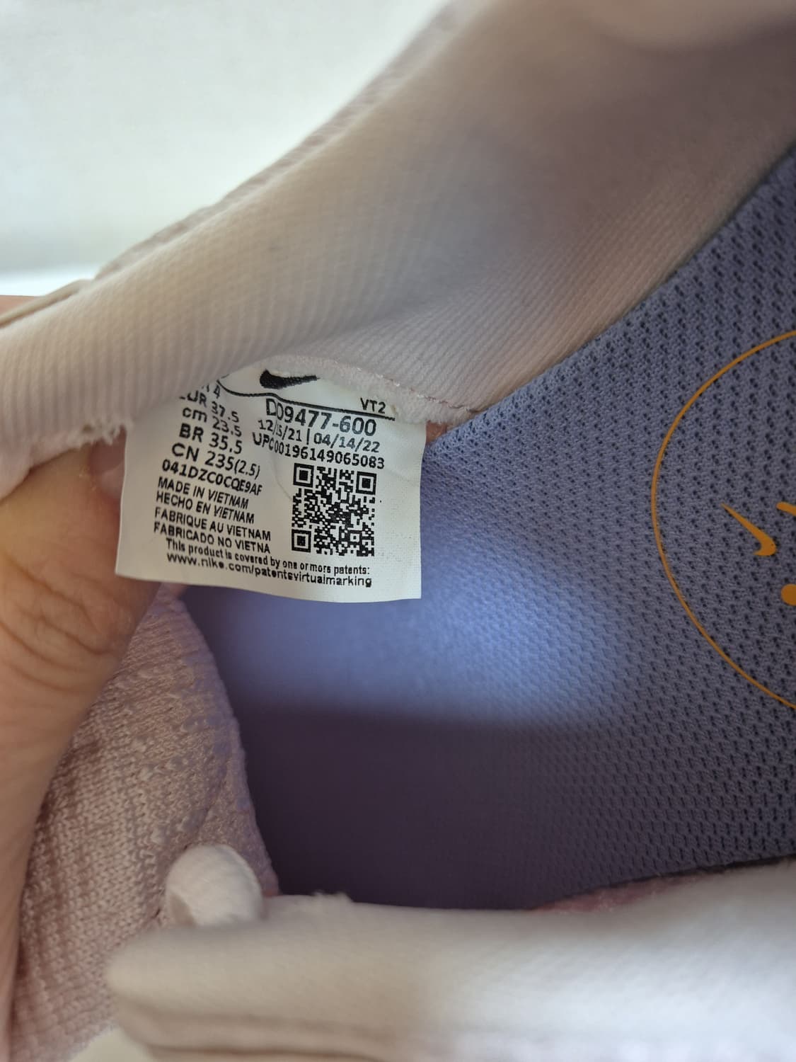 나이키 우먼스 리액트 인피니티 런 플라이니트3 프리미엄 상품이미지5