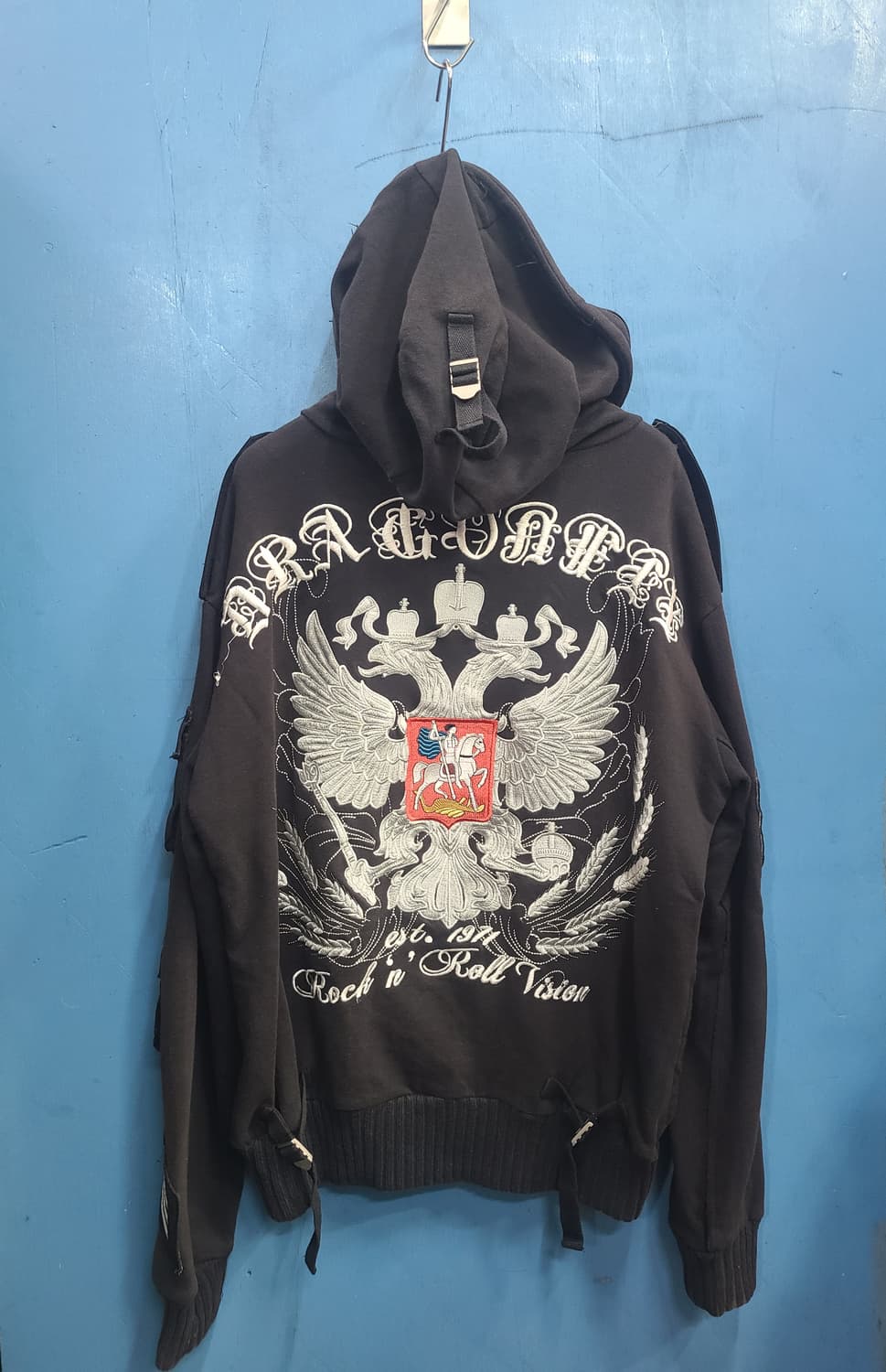 일본빈티지 러시아 독수리 후드like 할리 상품이미지1