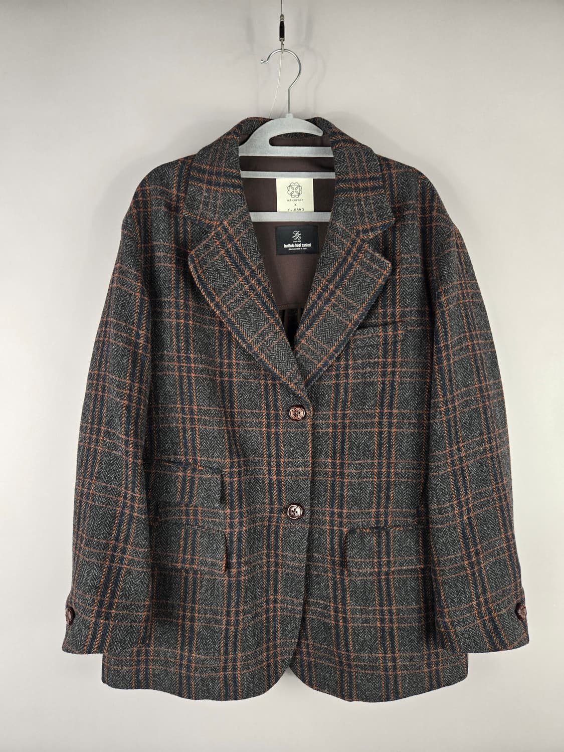 [무료배송]앳코너 M 여성 프리미엄 울 오버사이즈 자켓 상품이미지1