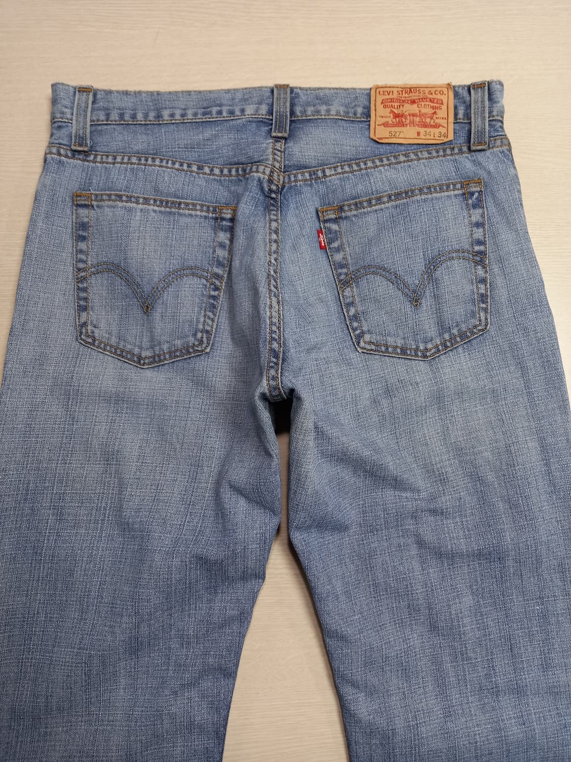 34 90's 리바이스527 Egypt 부츠컷 연청 34-592 상품이미지4