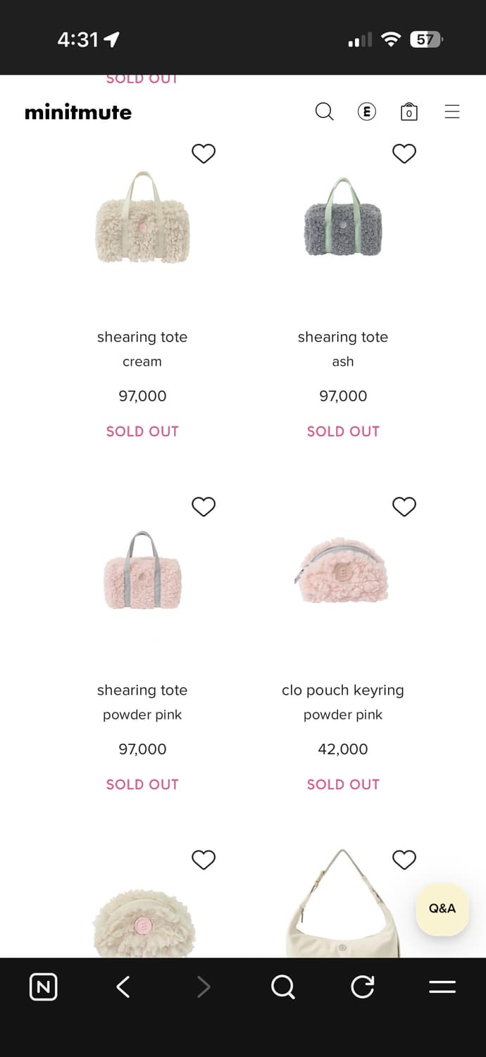 미닛뮤트 시어링 토트  상품이미지2