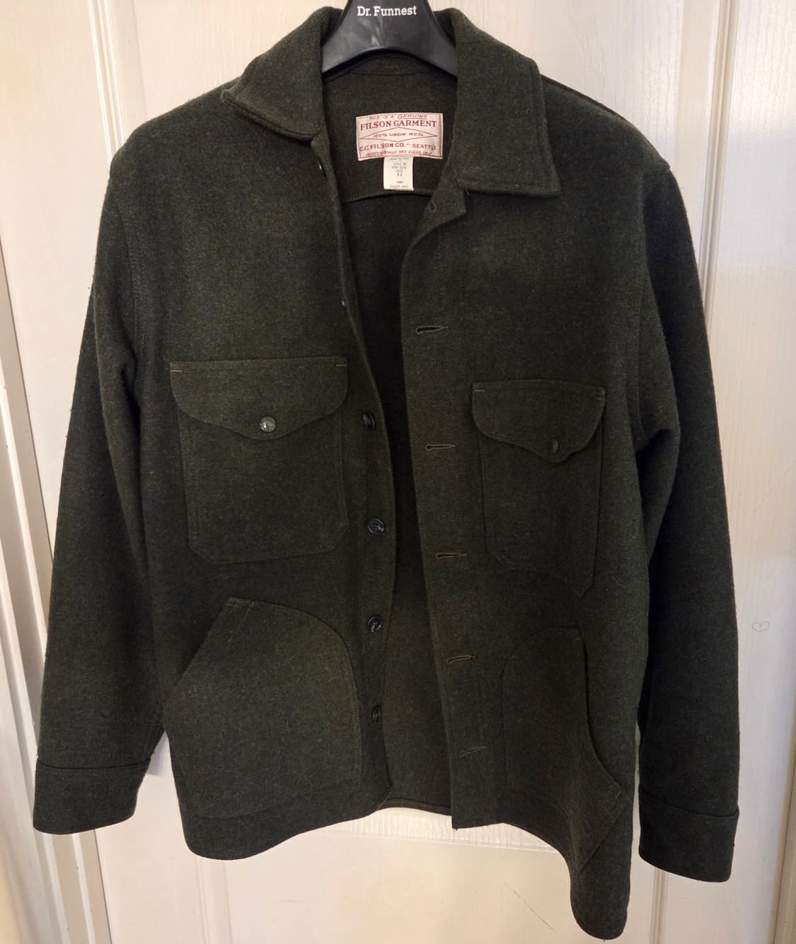필슨 울 크루저 자켓 오터그린 42사이즈 / 110 상품이미지1