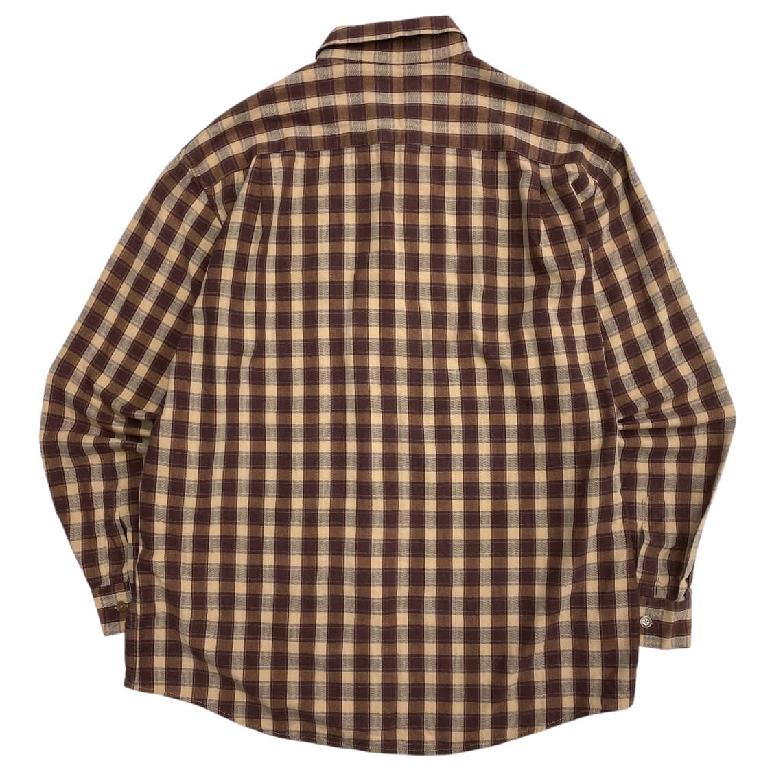 입생로랑 브라운 로고 타탄체크 셔츠 100 상품이미지3