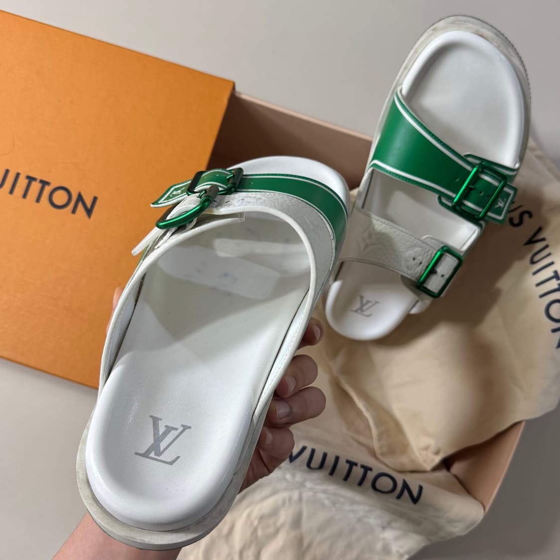[백화점판/8.5]루이비통 트레이너 뮬 샌들 / 슬리퍼 상품이미지10