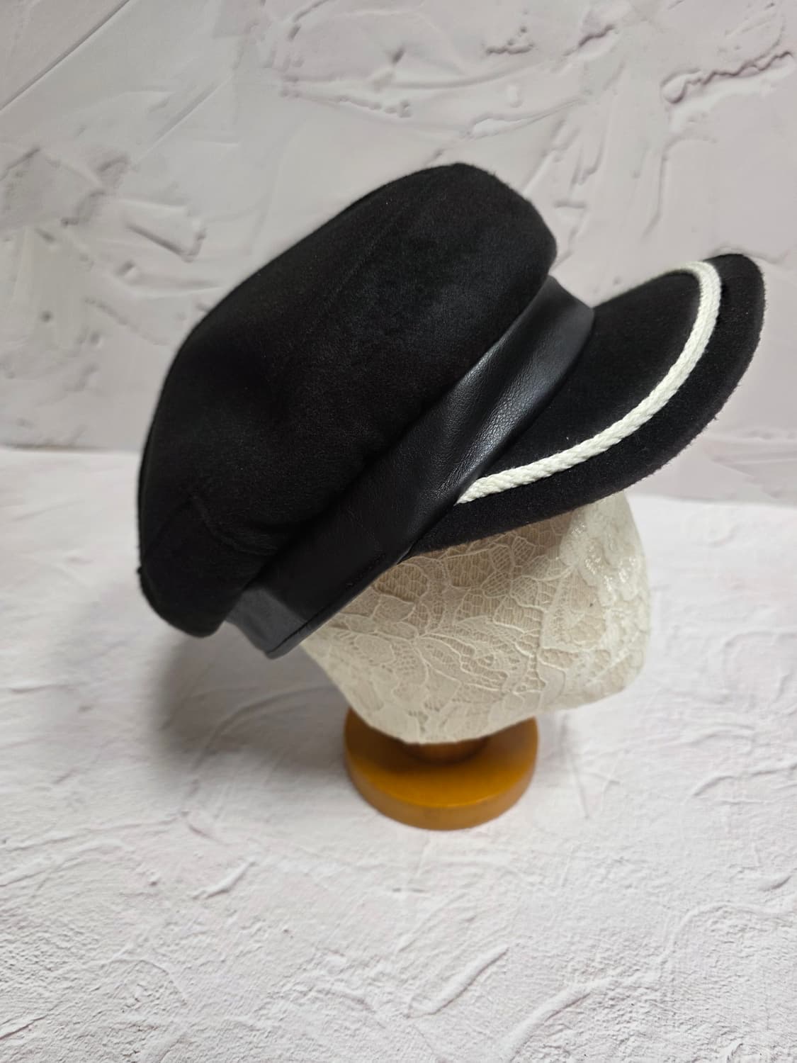 OiOI블랙 울  뉴스보이 캡 스몰 상품이미지5