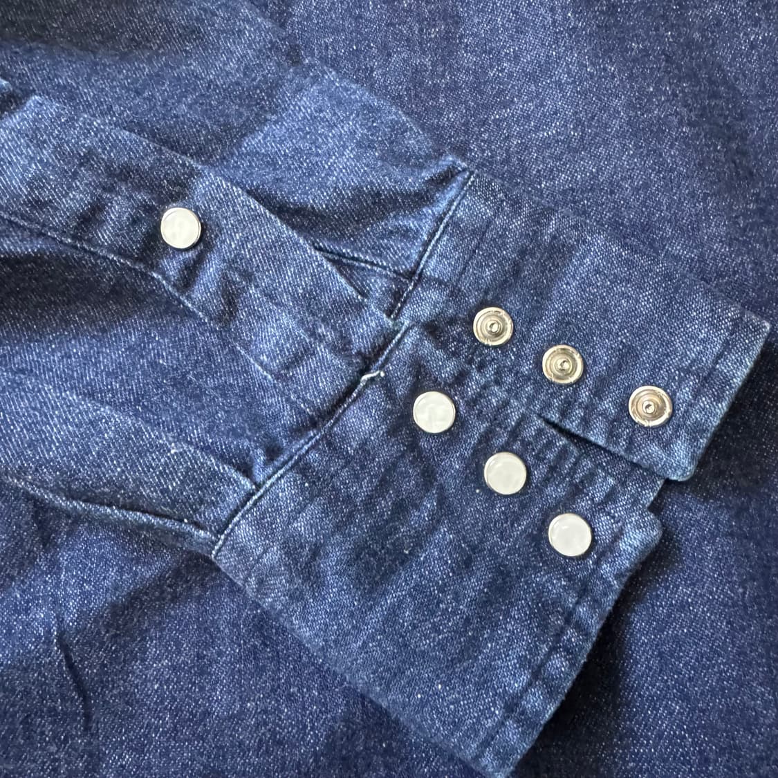 [M~L] RRL 더블알엘 웨스턴 셀비지 데님 셔츠 상품이미지8