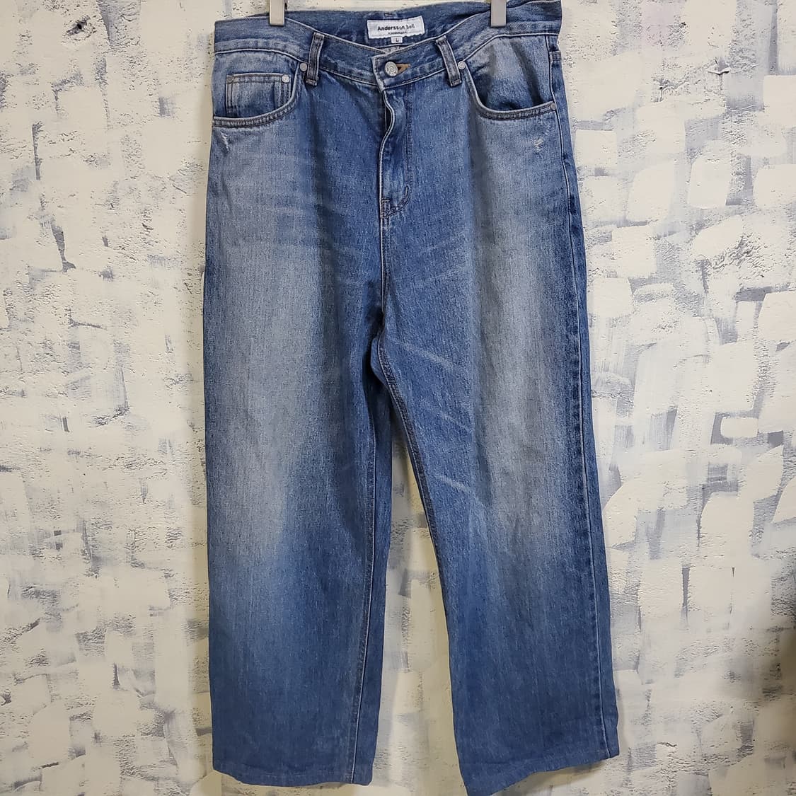 앤더슨벨 데님 와이드 팬츠 청바지  상품이미지1