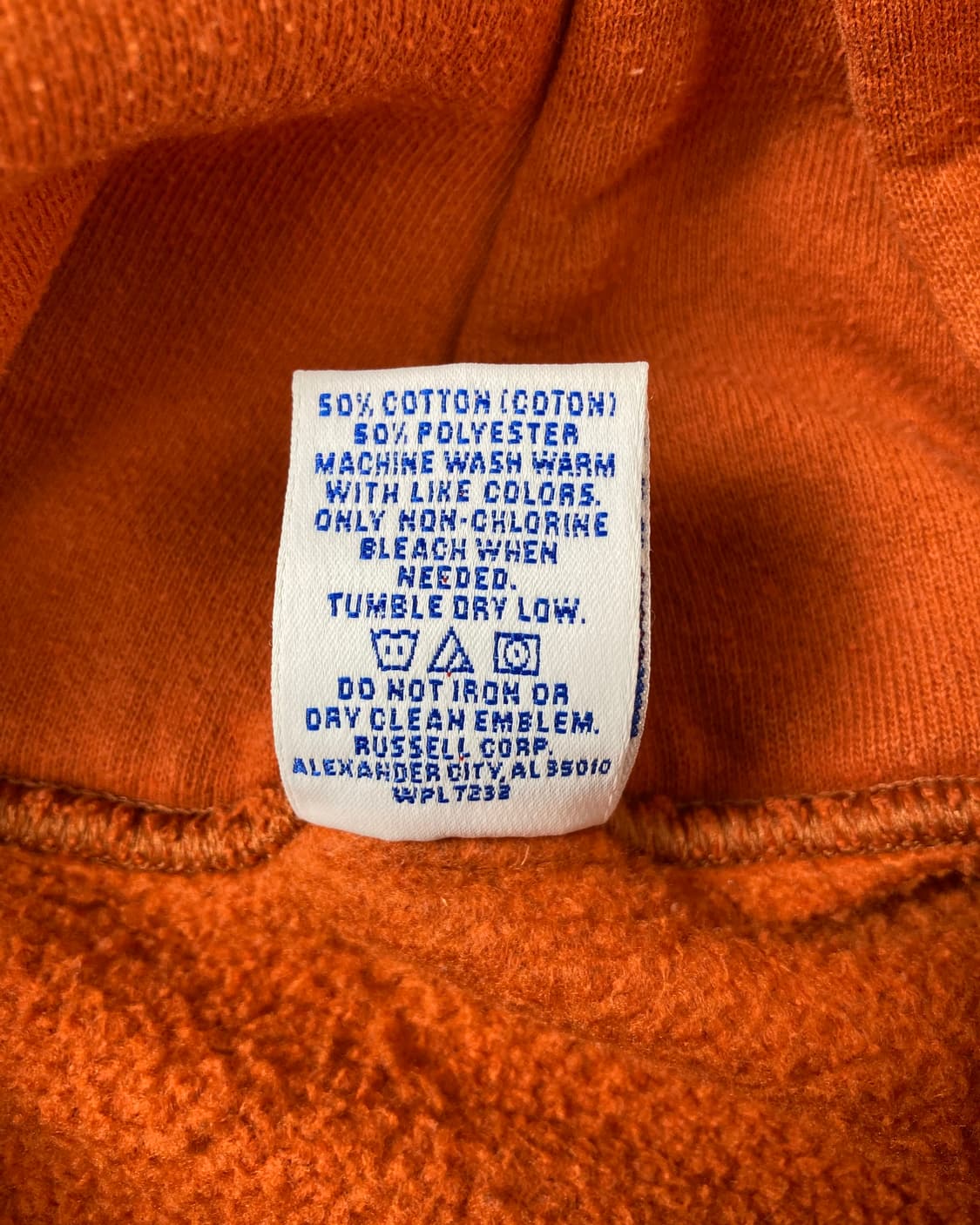 90s Russell Hoodie (burnt orange) 상품이미지4