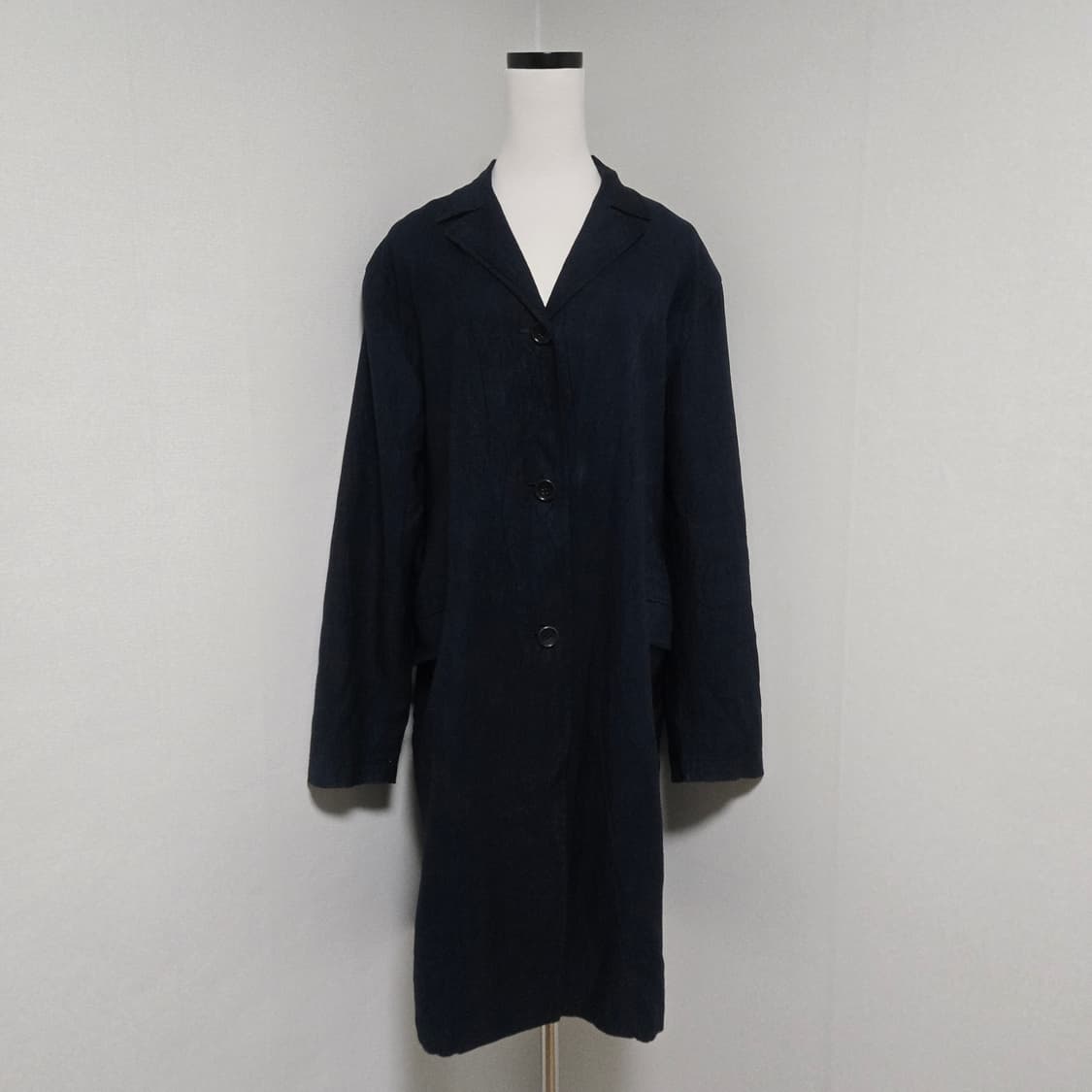 질샌더 다크네이비 모시 코트 / 여성 코트/ 여자 코트  상품이미지8