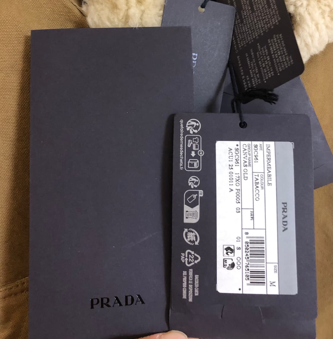 25fw 프라다 코튼 파카 상품이미지6