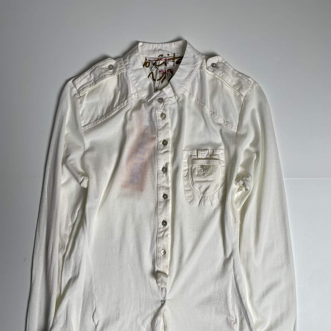 No-l-ita 져지 레이어드 셔츠 (italy)  상품이미지2