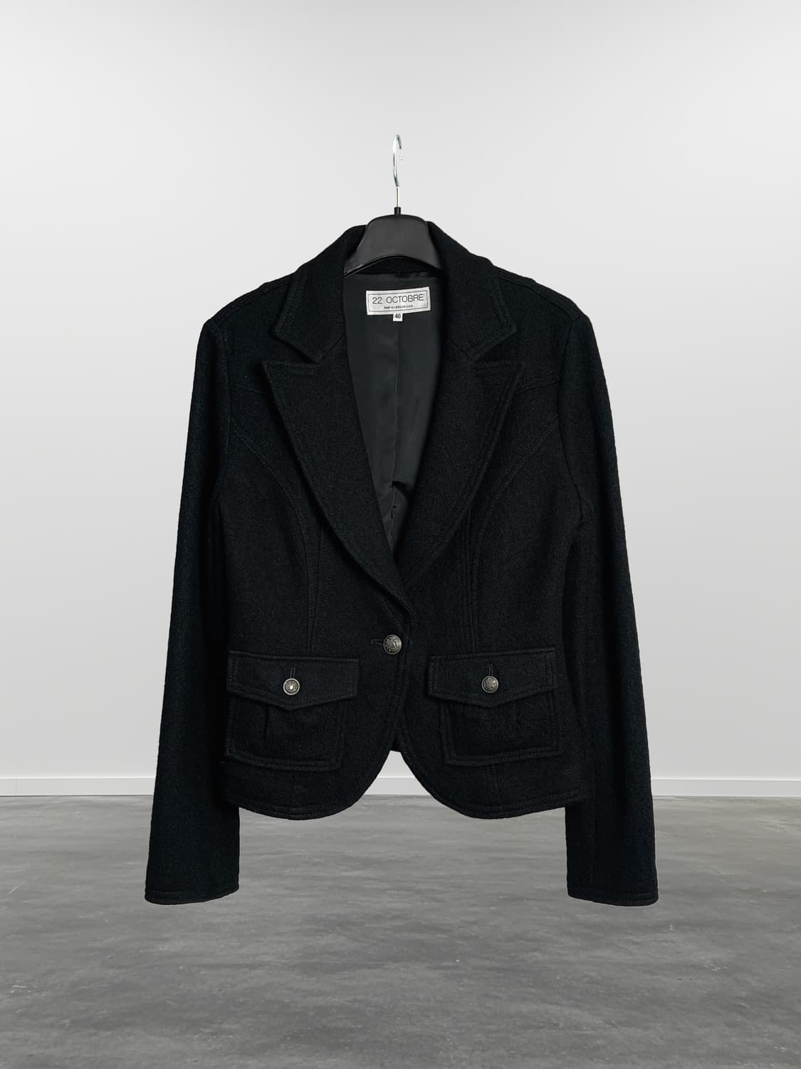 22 OCTOBRE 울 자켓 상품이미지1