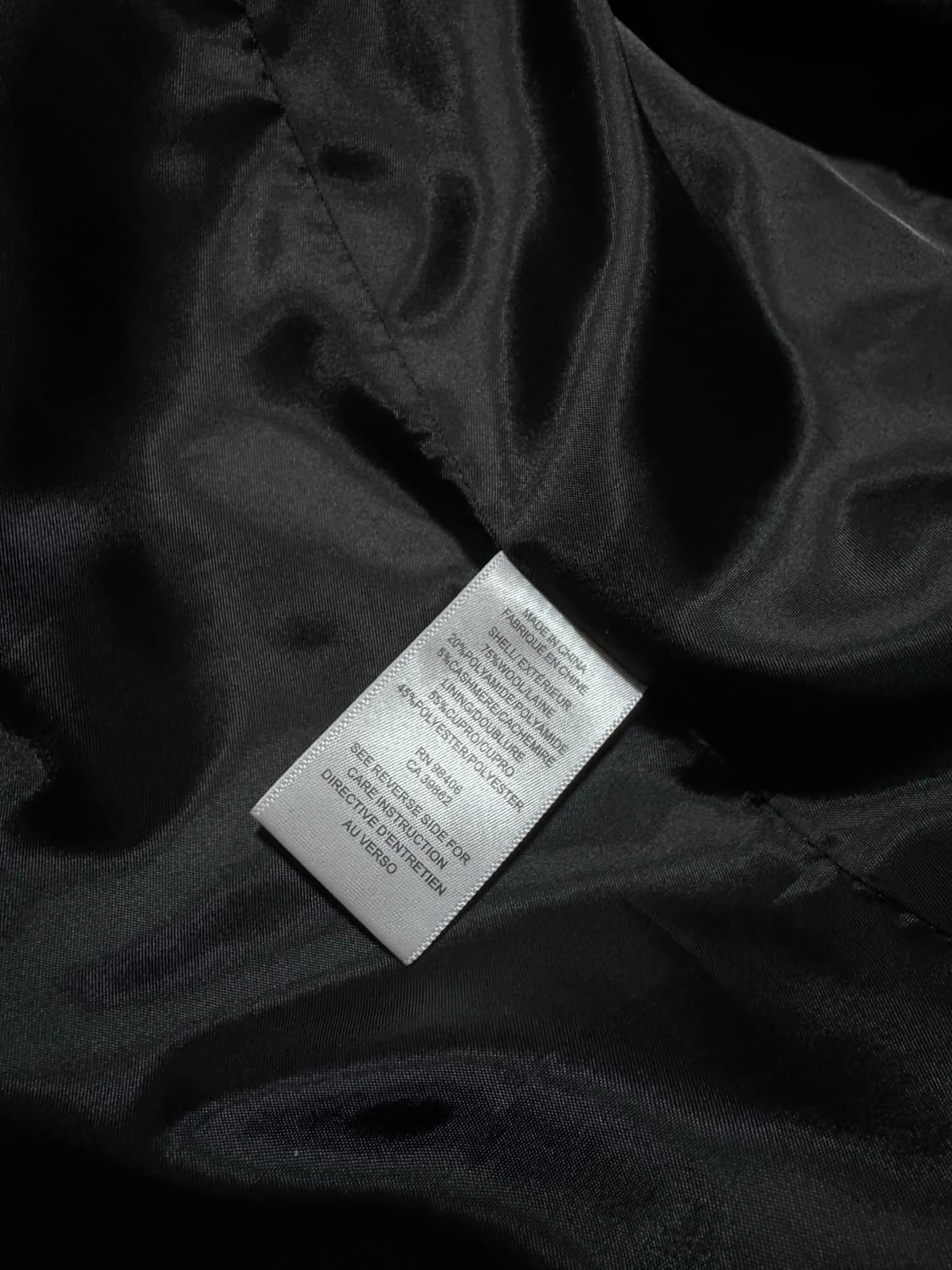 띠어리 theory 차콜 차이나카라 울/캐시미어 코트 M 상품이미지8